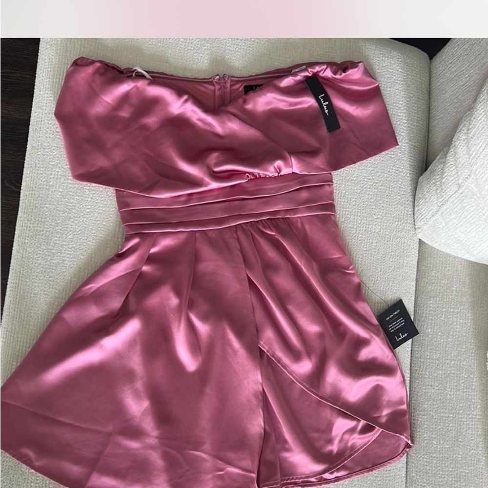 Lulu's Pink Asymmetrical Dress